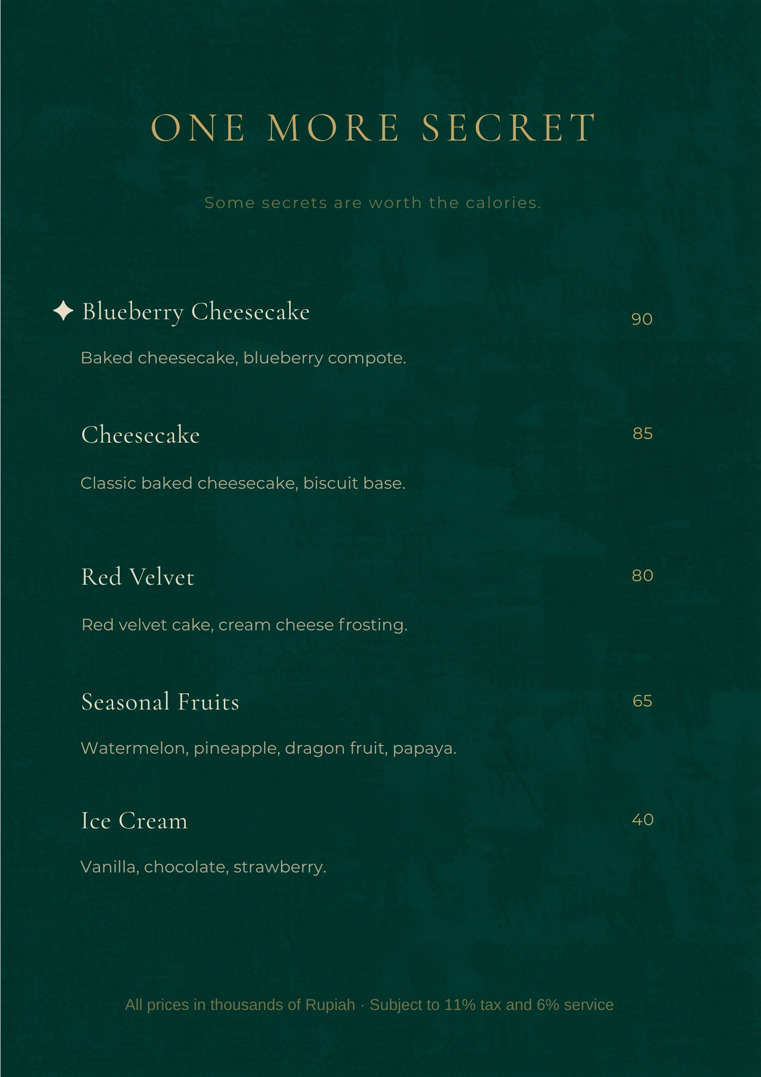 Menu page 5